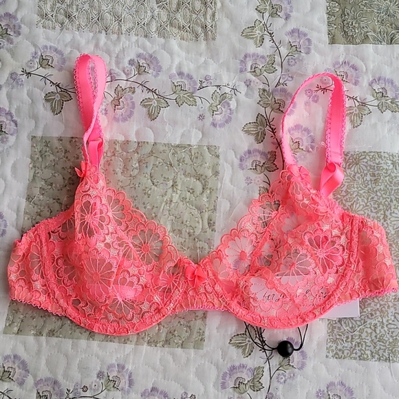 💙HP💙For Love & Lemons Daisy Embroidered Lace Bra - Picture 6 of 16